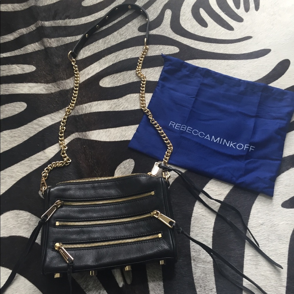 Rebecca Minkoff 5 Zipper Crossbody Handbag
